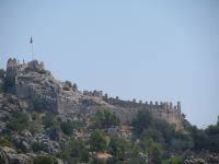 Senovinė apgriuvusi pilis Turkijoje